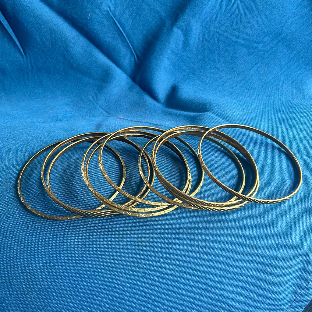 Brass Bangle Bracelets